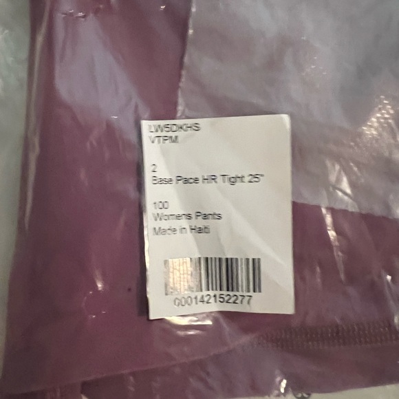 Vintage Plum Lululemon Base Pace 25” - Picture 4 of 5